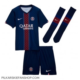 Koszulka piłkarska Paris Saint-Germain Joao Neves #87 Strój Domowy dla dzieci 2025-26 tanio Krótki Rękaw (+ Krótkie spodenki)